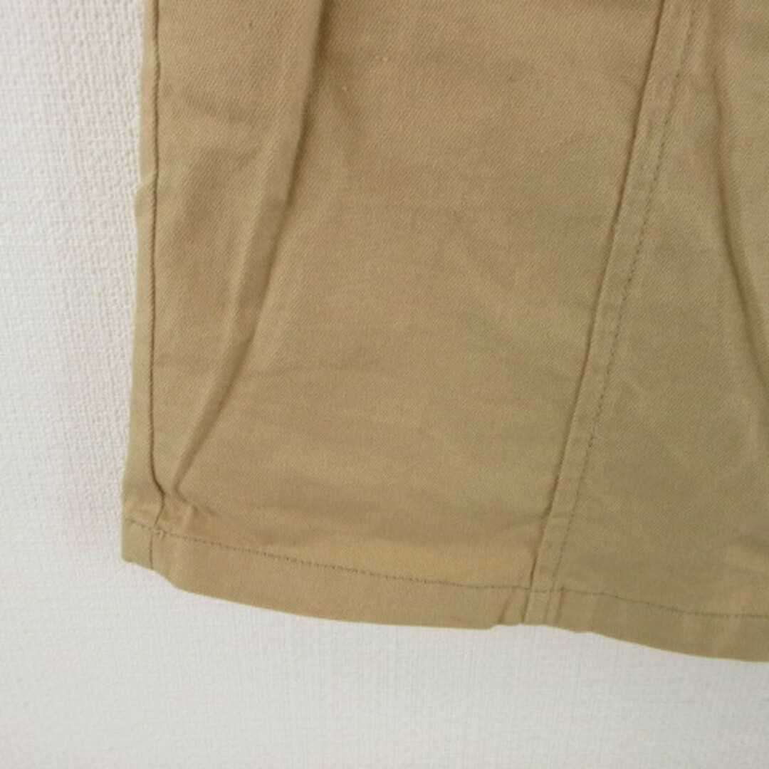 GU(ジーユー)のジーユー GU スカート ミニ 台形 ベージュ L *T541 レディースのスカート(ミニスカート)の商品写真
