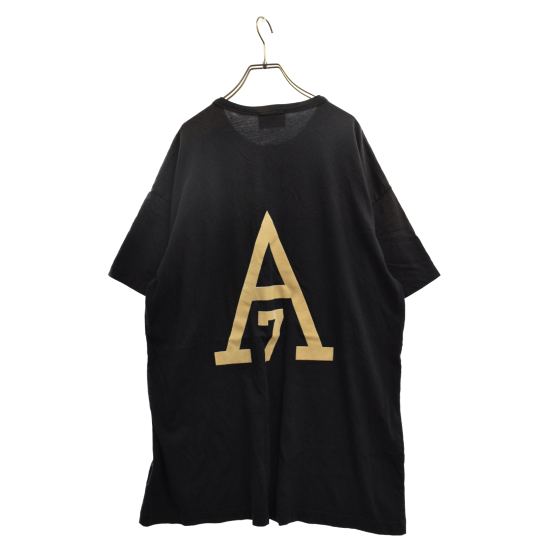 FEAR OF GOD フィアオブゴッド SEVENTH COLLECTION American All Stars デストロイ加工 ヘンリーネック 半袖Tシャツ カットソー ブラック