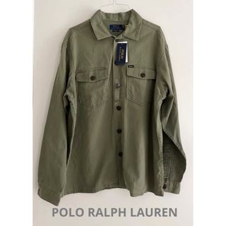 ポロラルフローレン(POLO RALPH LAUREN)のPOLO ラルフローレン　ミリタリージャケット　ジャケット　カーキ　米国購入新品(ミリタリージャケット)