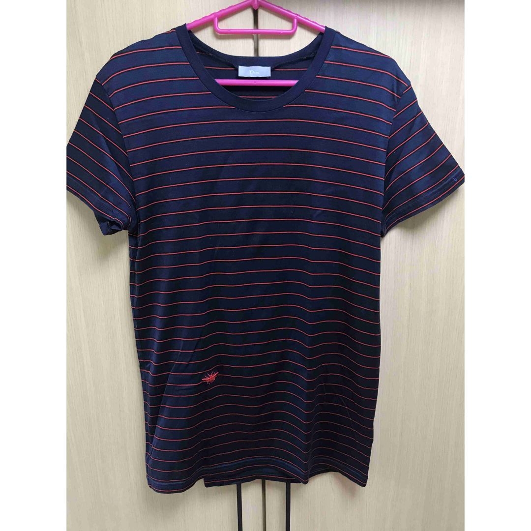 ディオールオム Dior homme 蜂 BEE ボーダー Tシャツ M