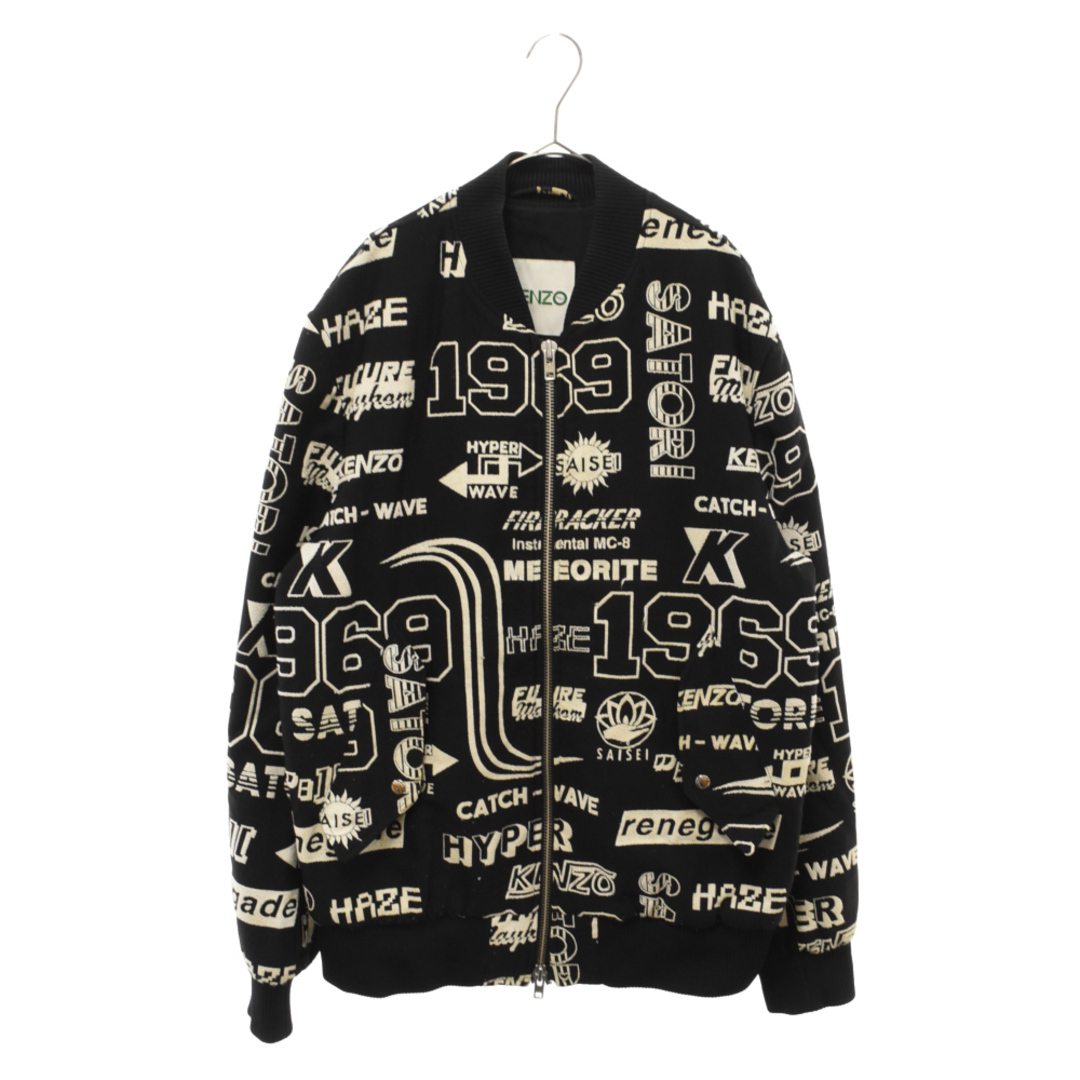 KENZO ケンゾー Hyper Graphic Zip Bomber ハイパーグラフィック 刺繍ボンバー ジャケット F855BL1021OE