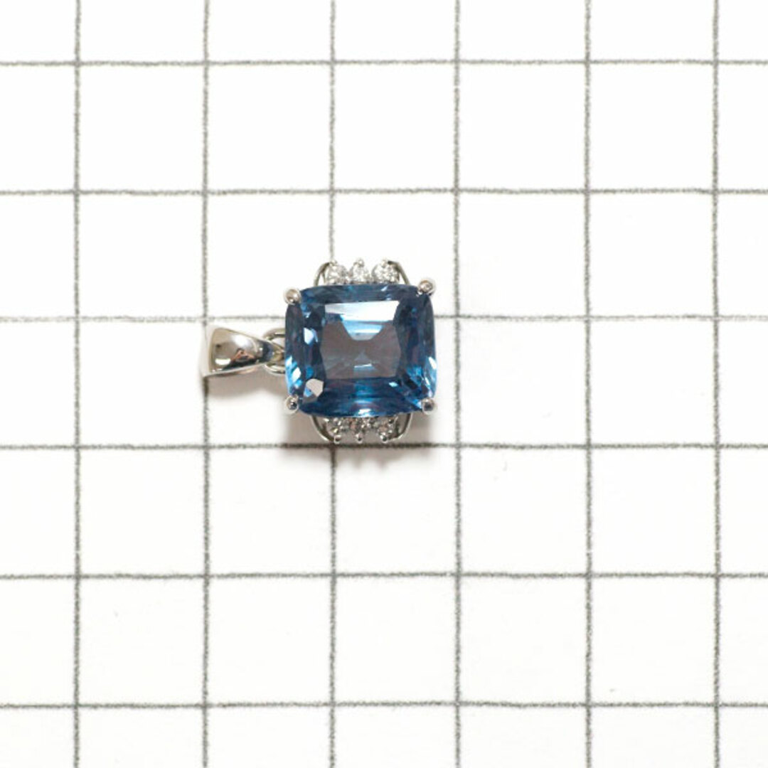 【超美品】Pt900 サファイア 1.0ct ダイヤモンド ネックレス 美品