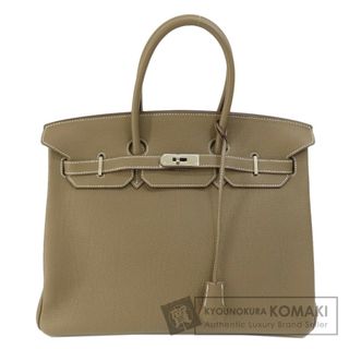 エルメス(Hermes)のHERMES バーキン35 エトープ エトゥープ シルバー金具 ハンドバッグ トゴ レディース(ハンドバッグ)