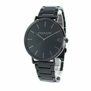 COACH - COACH コーチ 時計 メンズ 腕時計 CHARLES チャールズ シンプル シック ブラック ステンレス ブレスレット 14602431