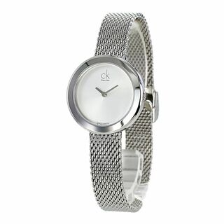 カルバンクライン(Calvin Klein)のカルバンクライン CK レディース 腕時計 ファーム シンプル 大人 モダン シルバー メッシュベルト K3N23126(腕時計)