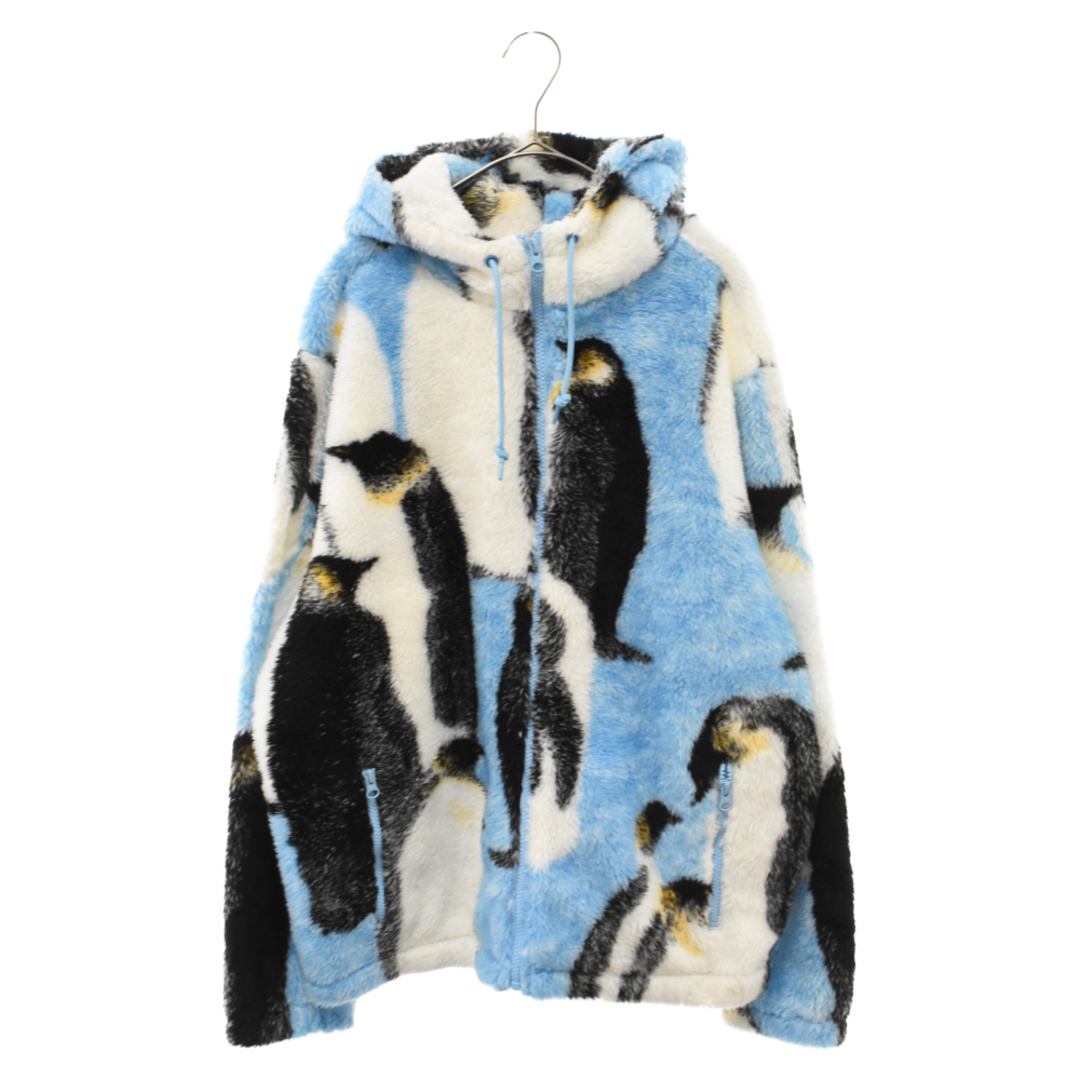 SUPREME シュプリーム 20AW Penguins Hooded Fleece Jacket ペンギン フリース ジャケット ブルー |  フリマアプリ ラクマ