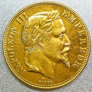 フランス ナポレオン3世 50フラン金貨 1862 A　レプリカコイン(貨幣)