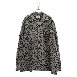 ワコマリア シャツ(メンズ)(ウール)の通販 100点以上 | WACKO MARIA ... WACKO MARIA ワコマリア 14AW ウール開襟長袖シャツ 14AW-W-SHI-02 ブルー調