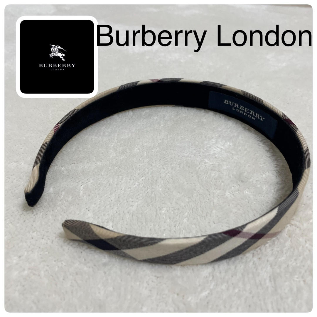 Burberry London ノバチェック カチューシャ-