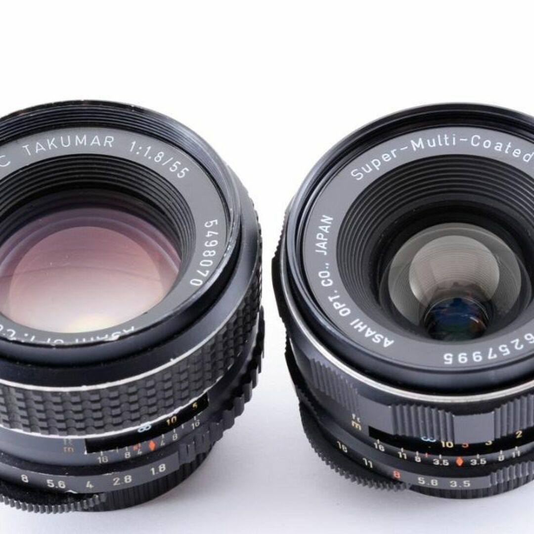 【2点セット】 SMC Takumar 55mm 35mm 単焦点 L817