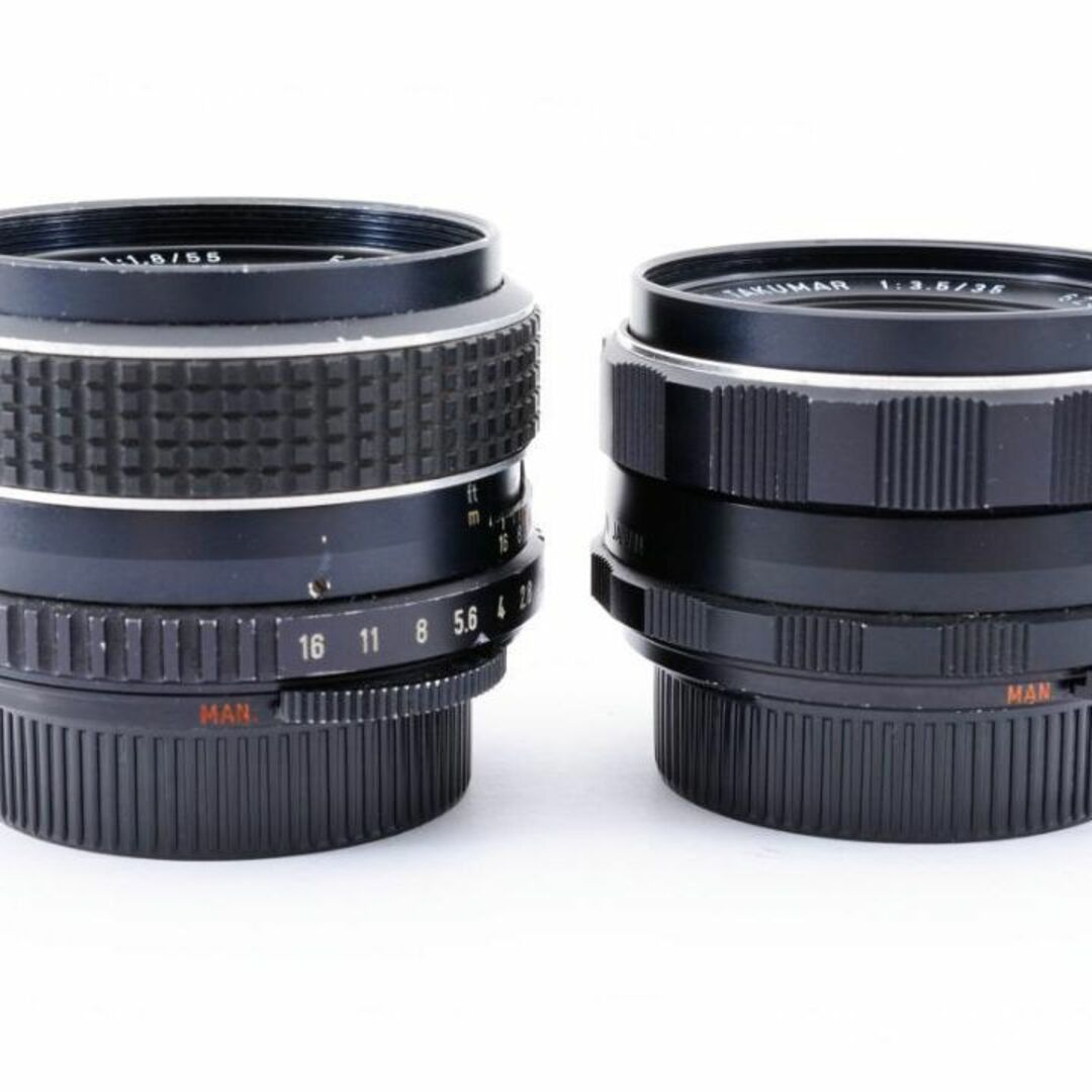 【2点セット】 SMC Takumar 55mm 35mm 単焦点 L817