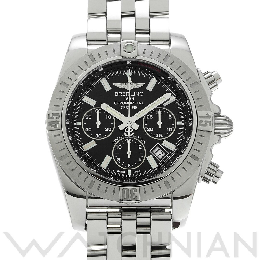 BREITLING(ブライトリング)の中古 ブライトリング BREITLING AB011511/BF70 ブラック メンズ 腕時計 メンズの時計(腕時計(アナログ))の商品写真