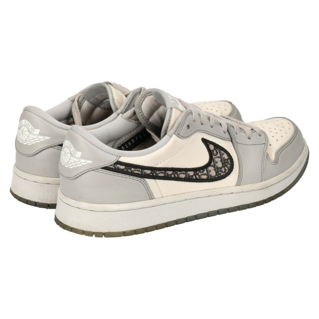 NIKE ナイキ ×DIOR AIR JORDAN 1 LOW OG CN8608-002 ディオール エアディオール エアジョーダン1ローオージー  ローカットスニーカー US8.5/26.5cm グレー