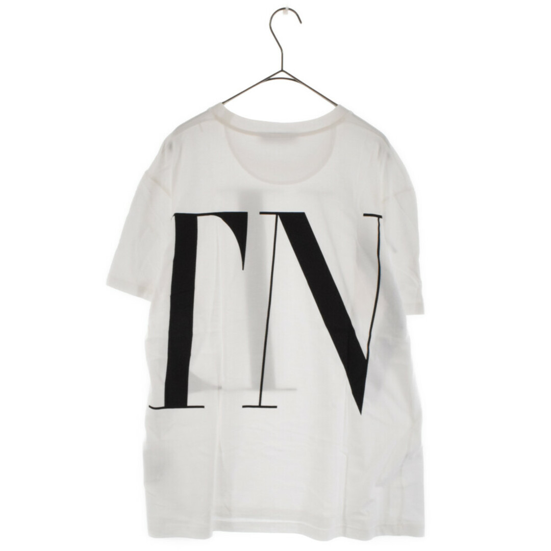 VALENTINO ヴァレンチノ MICRO VLTN TEE S/S QB3MG09H4AM マイクロロゴプリント半袖Tシャツ カットソー ホワイト