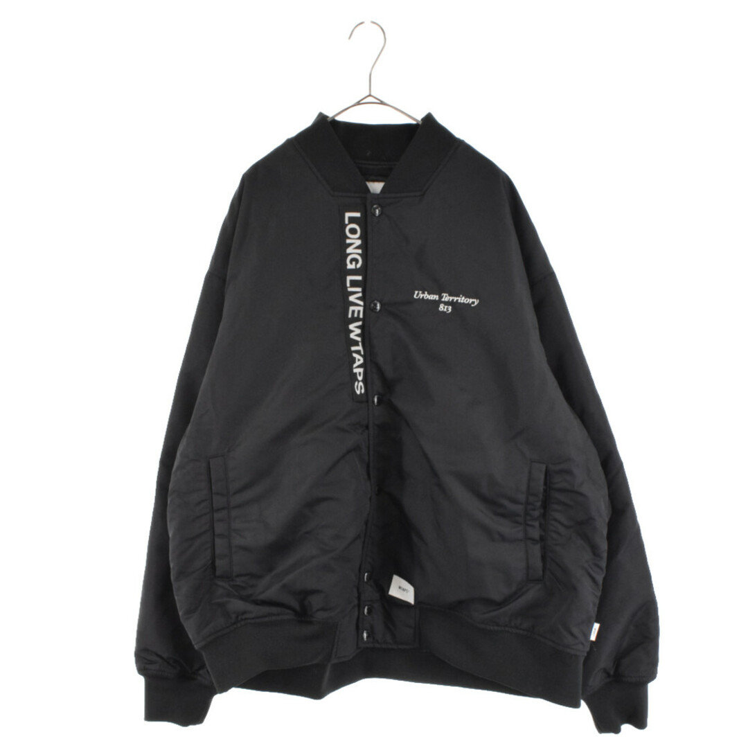 WTAPS TEAM JACKET NYLON TWILL Black L 黒