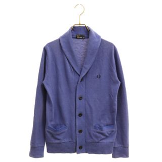 フレッドペリー(FRED PERRY)のFRED PERRY フレッドペリー ショールカラー 長袖カーディガン ジャケット ブルー F1436(カーディガン)