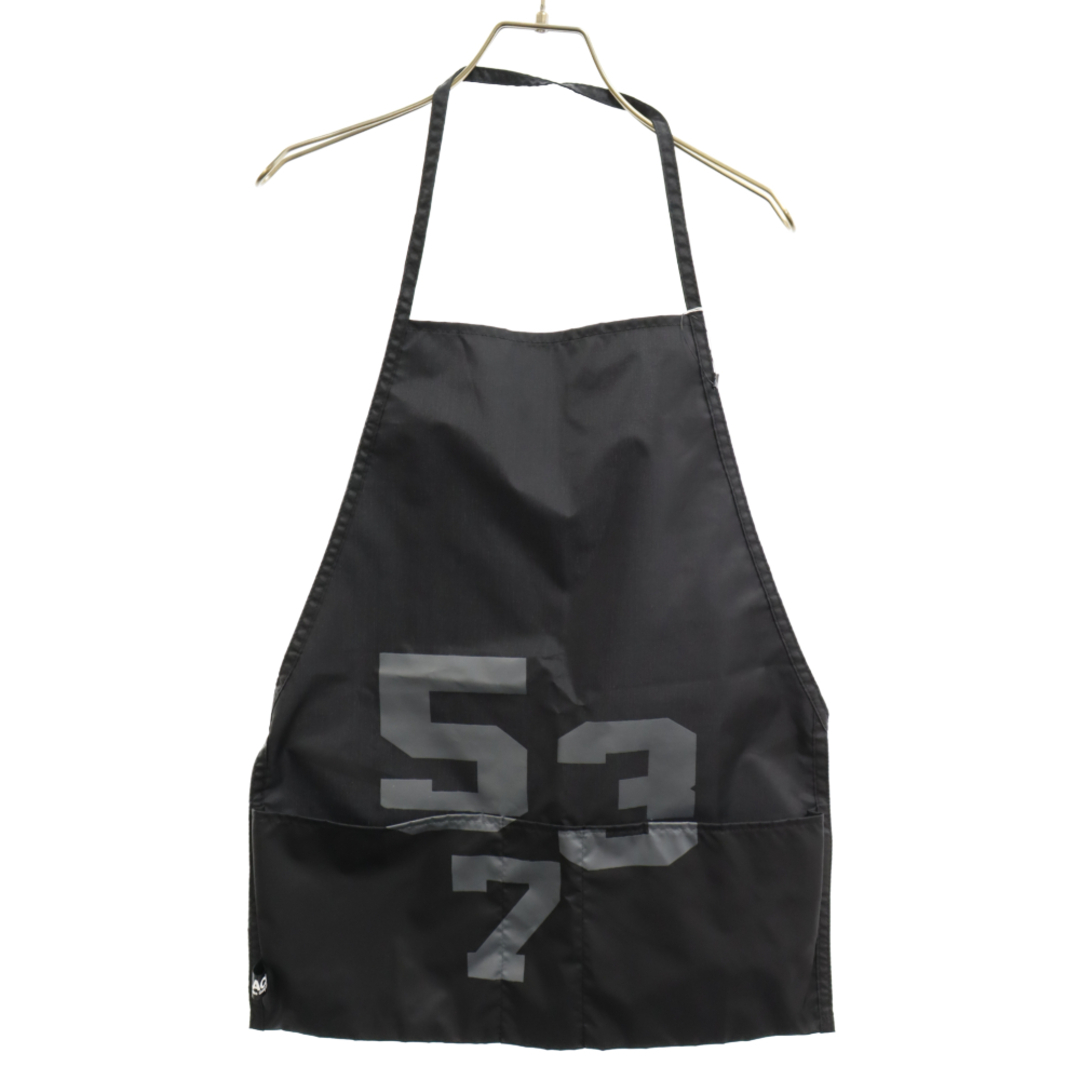 BLACK COMME des GARCONS ブラックコムデギャルソン BLACK 537 PRINT SHORT APRON 537 ナイロンプリント エプロン 小物 ブラック 1H-K801-052-1-1