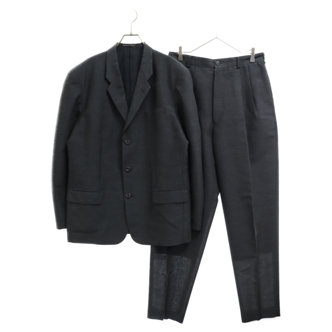 Yohji Yamamoto COSTUME D'HOMME ヨウジヤマモト コスチュームドオム 93SS 3B コットン混シングルテーラードジャケット 2タックセンタープレス スラックスパンツ グレー HO-X03-123