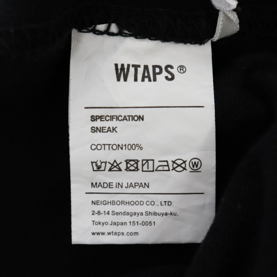 BLACK S 23SS WTAPS COLLEGE / SS / COTTON