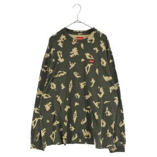 シュプリーム(Supreme)のSUPREME シュプリーム 21AW Small Box L/S Tee Olive Camo スモール ボックス長袖 Tシャツ グリーン(Tシャツ/カットソー(七分/長袖))