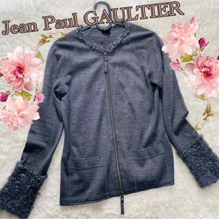 ジャンポールゴルチエ(Jean-Paul GAULTIER)の【Jean Paul GAULTIER FEMME】毛100% ジップアップ(ブルゾン)