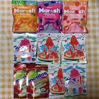 マロッシュ＆すいかグミ、かき氷グミ①(菓子/デザート)