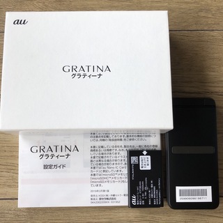 値下げSIMフリー【新品】京セラ GRATINA KYF39SKA 墨　携帯電話
