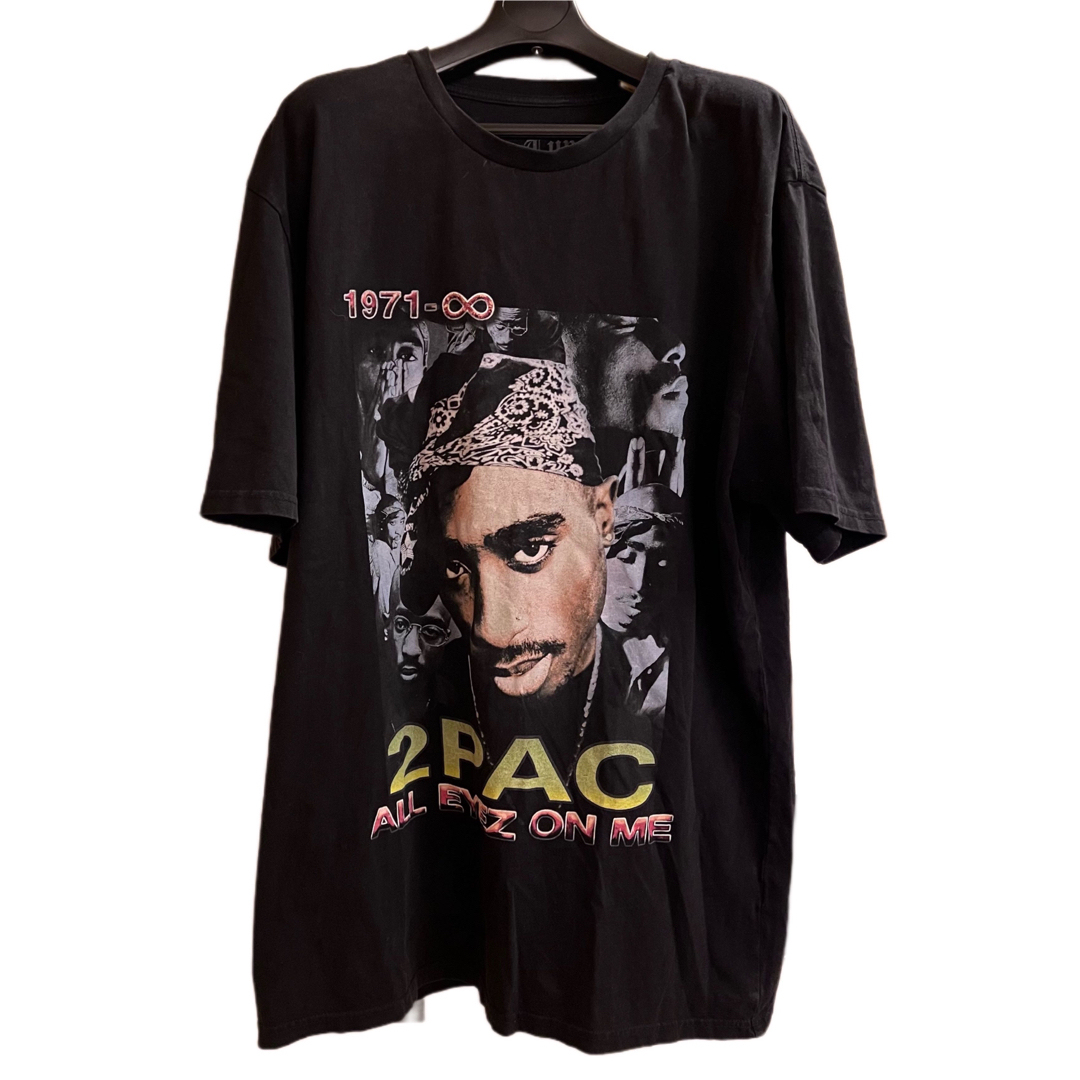 WACKO MARIA(ワコマリア)の希少2XL★2PAC ツーパック ヴィンテージ Tシャツ バンT ブラック メンズのトップス(Tシャツ/カットソー(半袖/袖なし))の商品写真