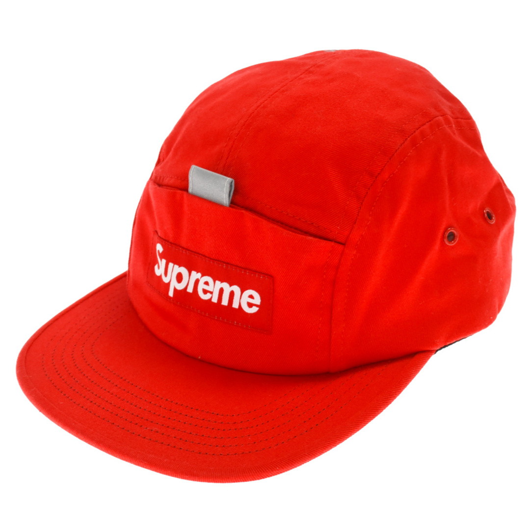 SUPREME シュプリーム 18SS Reflective Tab Pocket Camp Cap リフレクティブタブポケットキャンプキャップ レッド