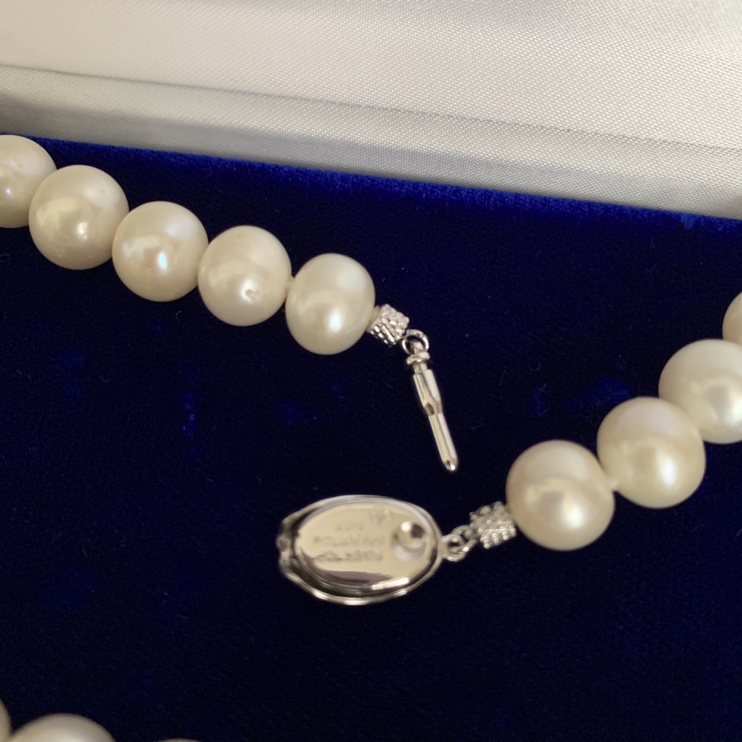 ジュエリーマキ(ジュエリーマキ)の大玉　本真珠ネックレス　ケース付き レディースのアクセサリー(ネックレス)の商品写真