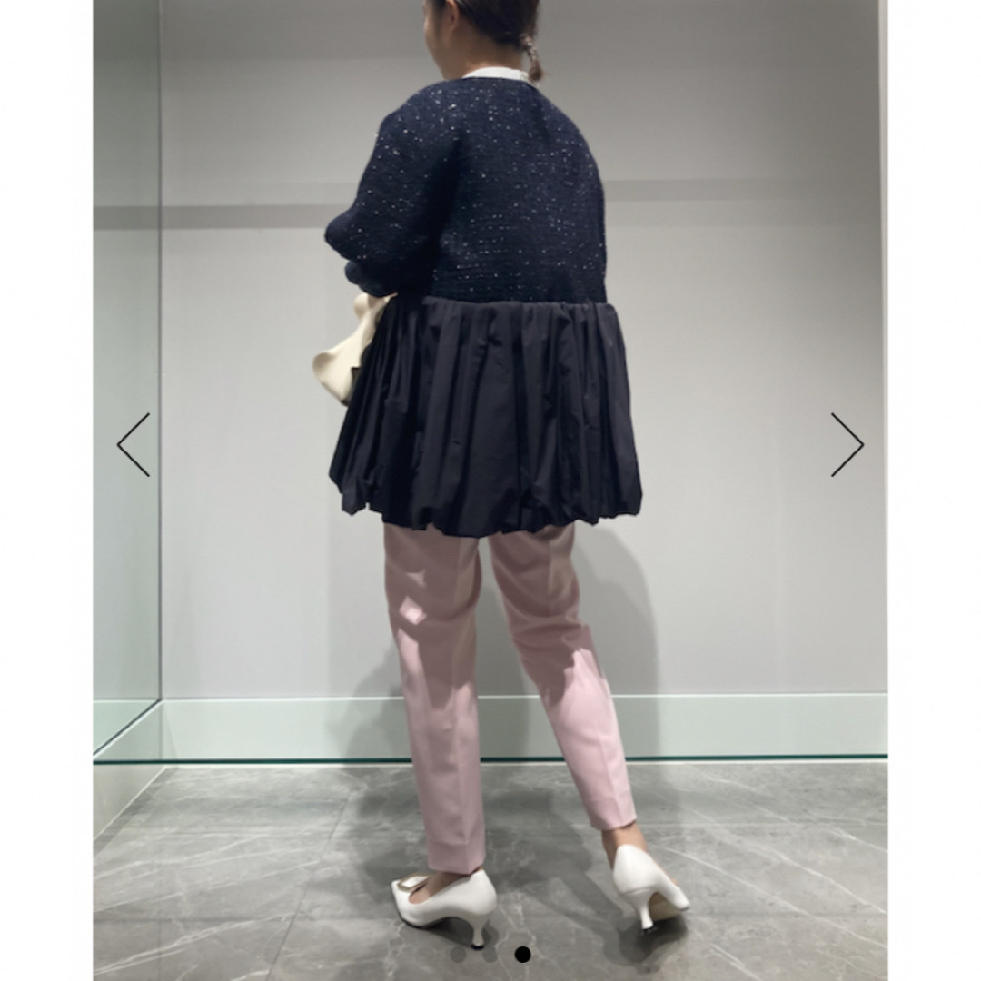新品未使用 セルフォード タフタコンビツイードブルゾン-