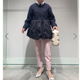 新品未使用 セルフォード タフタコンビツイードブルゾン-