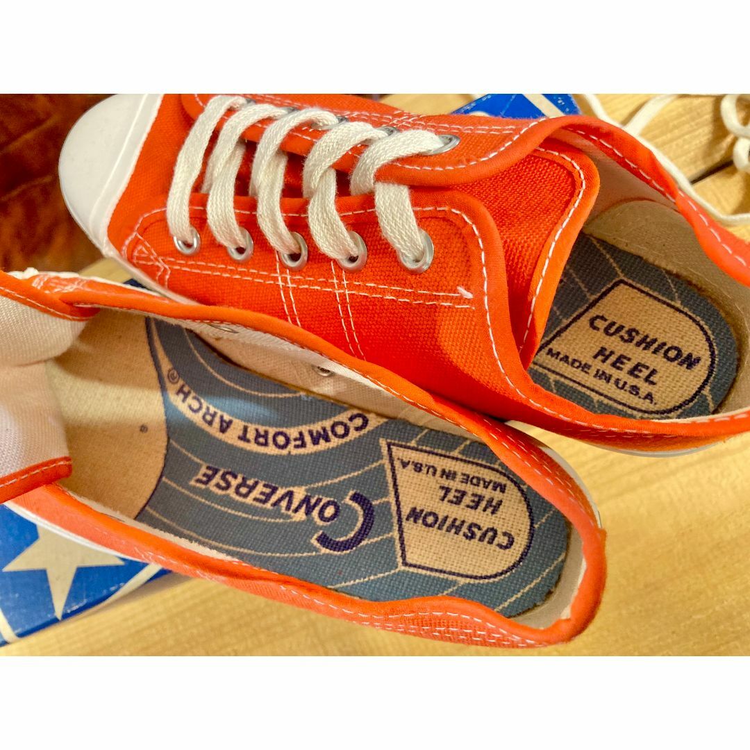 CONVERSE(コンバース)の★70s!USA!コンバース ファーストブレイク オレンジ ビンテージ 238★ レディースの靴/シューズ(スニーカー)の商品写真