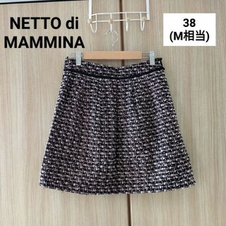 ネットディマミーナ(NETTO di MAMMINA)の【NETTO di MAMMINA】ツイードミニスカート(ミニスカート)