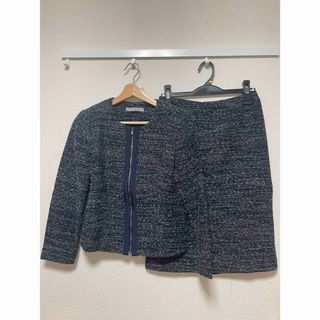 Theory luxe - セオリーリュクス ツイードジャケット ノーカラーの通販