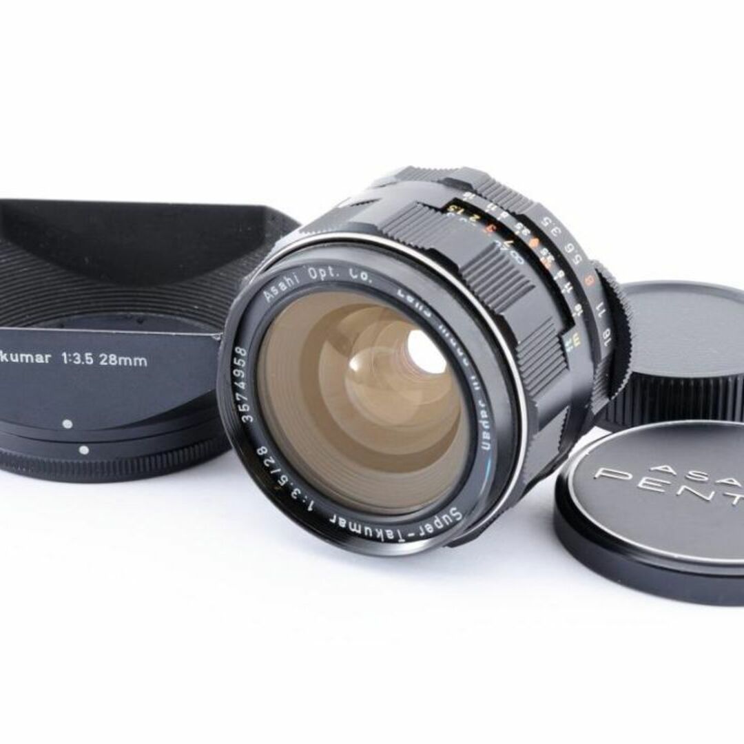 PENTAX - Pentax Super-Takumar 28mm F3.5 フード付 L805の通販 by ゆ ...