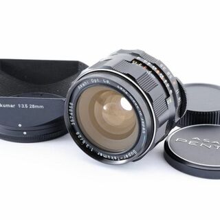 ペンタックス(PENTAX)のPentax Super-Takumar 28mm F3.5 フード付 L805(レンズ(単焦点))