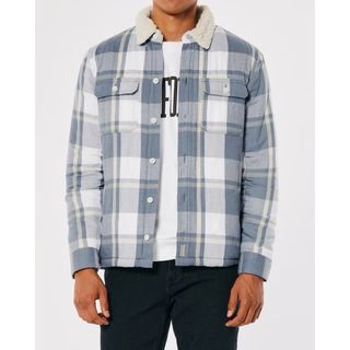 ホリスター(Hollister)の新品ホリスターHOLLISTERボアシャツジャケット大きいサイズメンズXXL(その他)