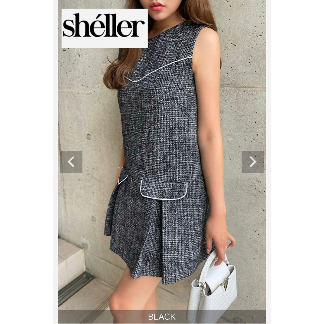 FREE定価シェリエ　sheller  ミニドレス　ワンピース　ミニワンピース　スカート