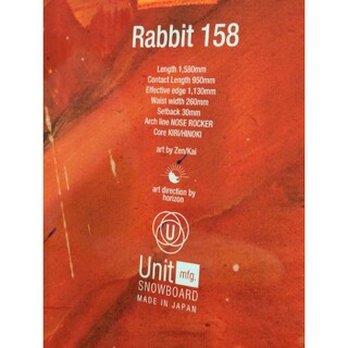 unit mfg Rabbit158 22-23