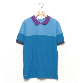 ラコステ(LACOSTE)の2トーンカラーブロックポロシャツ(半袖)(ポロシャツ)