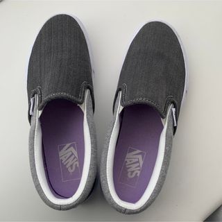 ヴァンズ(VANS)のVANS スリッポン グレー 24cm(スリッポン/モカシン)