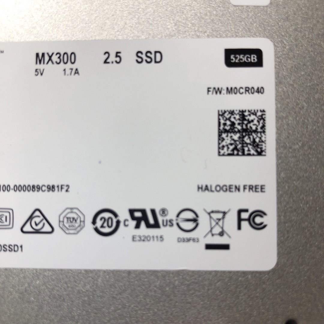 Crucial SSD 2.5inch MX300 525GB
