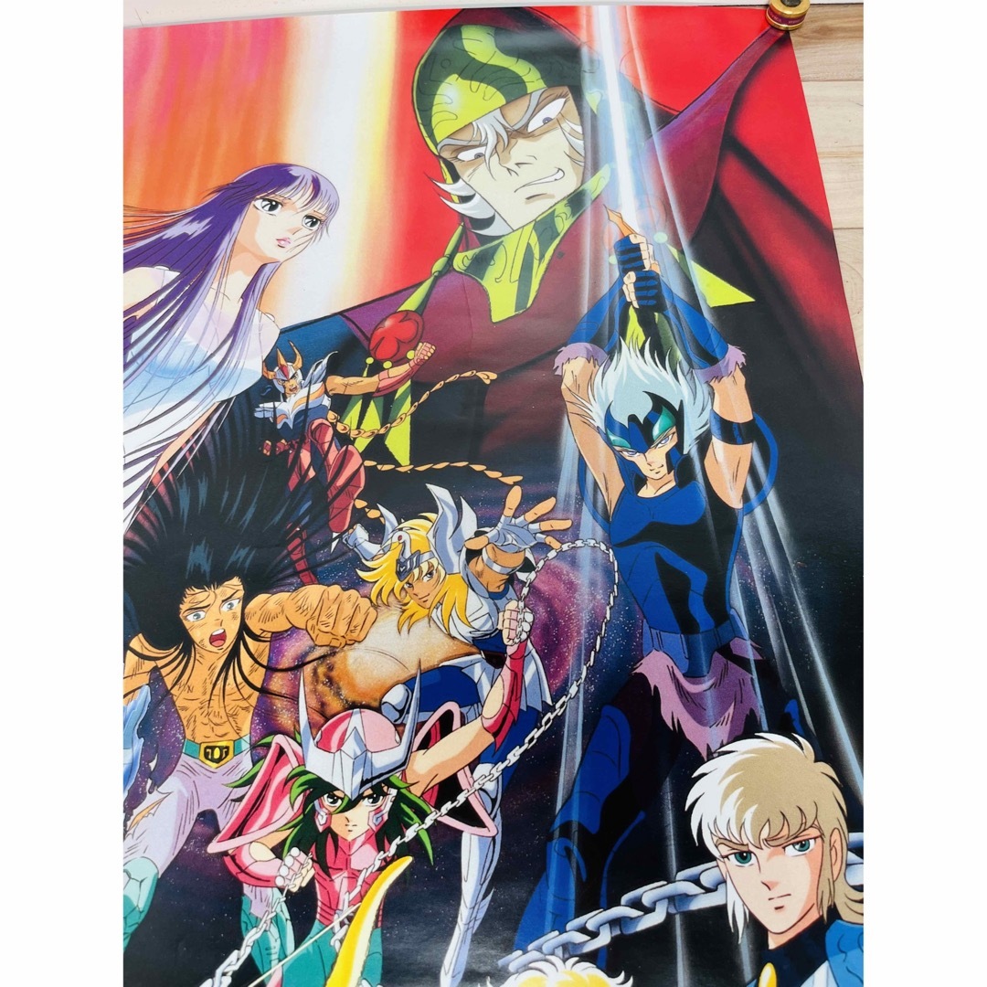 聖闘士星矢 神々の熱き戦い B2ポスター 車田正美 東映まんがまつり-