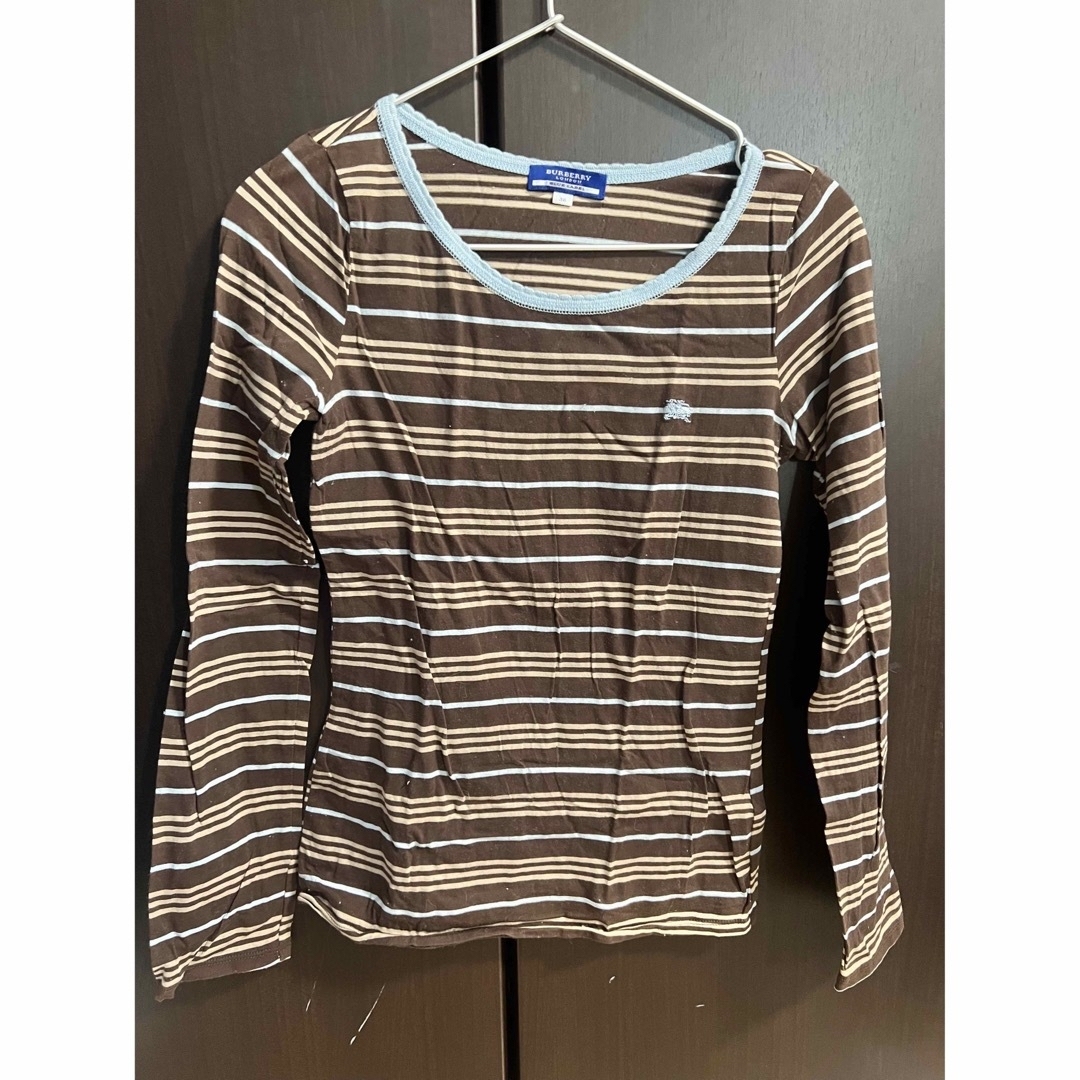 BURBERRY BLUE LABEL(バーバリーブルーレーベル)のブルーレーベル Tシャツ ボーダー 長袖 レディースのトップス(Tシャツ(長袖/七分))の商品写真