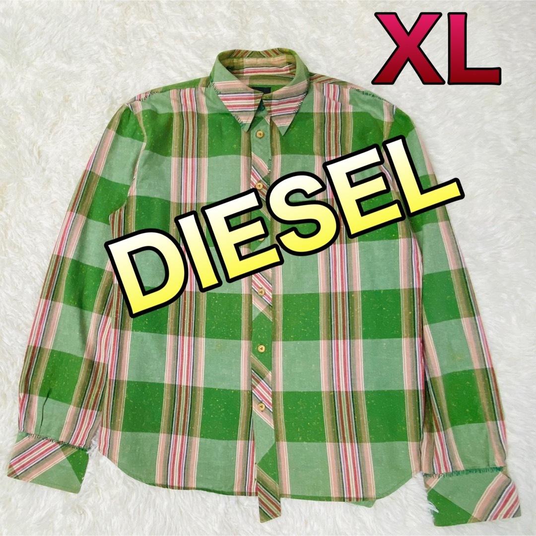 DIESEL(ディーゼル)のディーゼル 長袖ネルシャツ XLサイズ メンズのトップス(シャツ)の商品写真