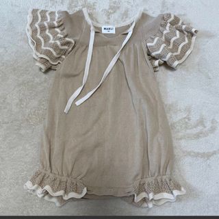 MABLI 23ss ロンパース ボンネット セット