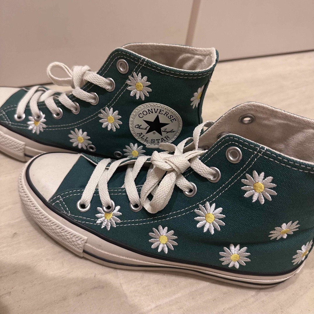 converse デイジーフラワー　ハイカット　23.5cm