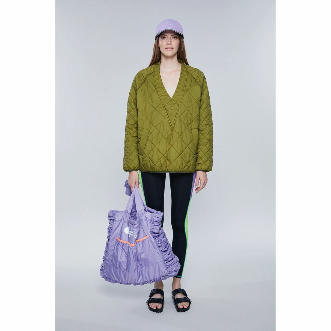 A_01【新品】定価30,800円 Oof wear キルトトップス カーキ