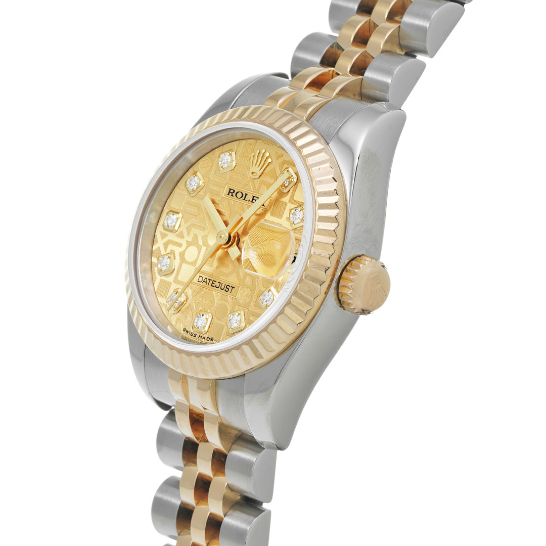 ロレックス ROLEX 179173G D番(2006年頃製造) シャンパンコンピュータ /ダイヤモンド レディース 腕時計 2